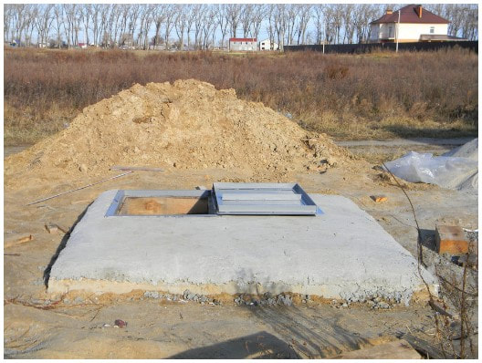 Concrete Septic tank construction